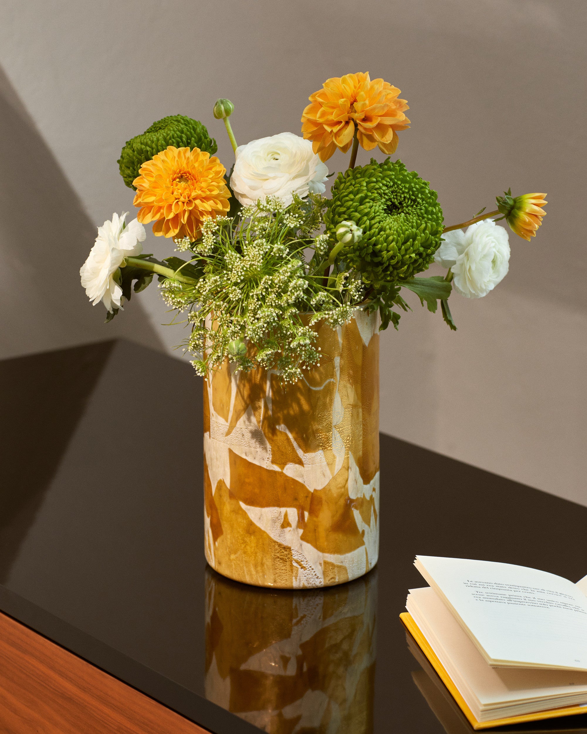 GOLDEN KARKADÈ TALL VASE