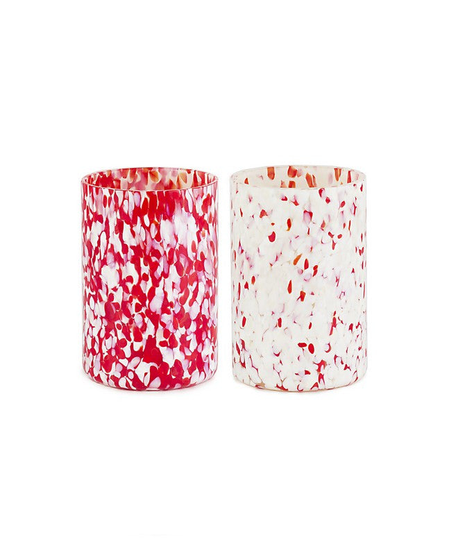 RED & IVORY MIX TUMBLERS