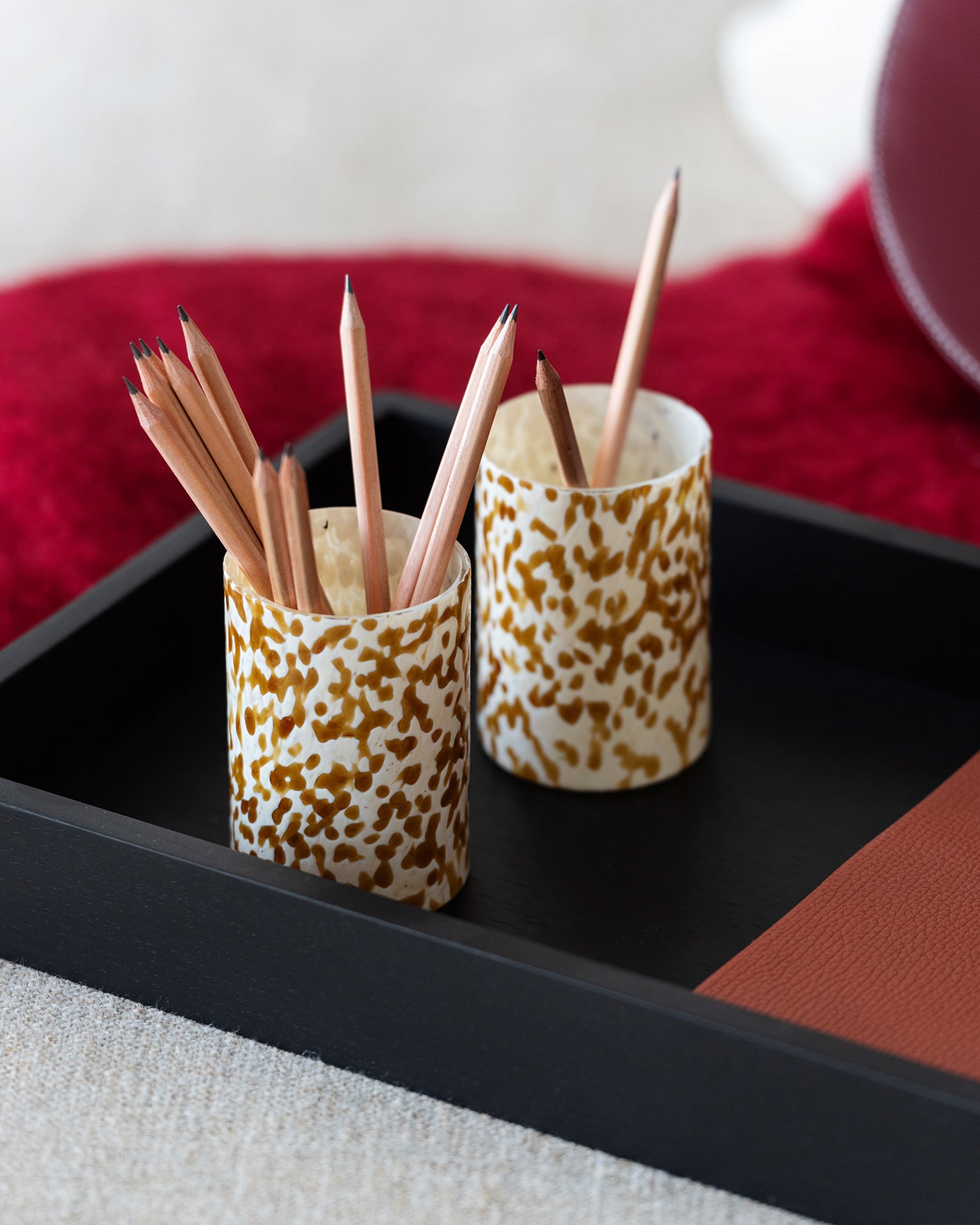 IVORY & AMBER TUMBLERS