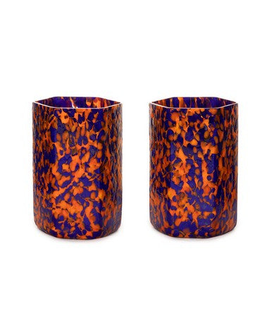 HEX ORANGE & BLUE TUMBLERS