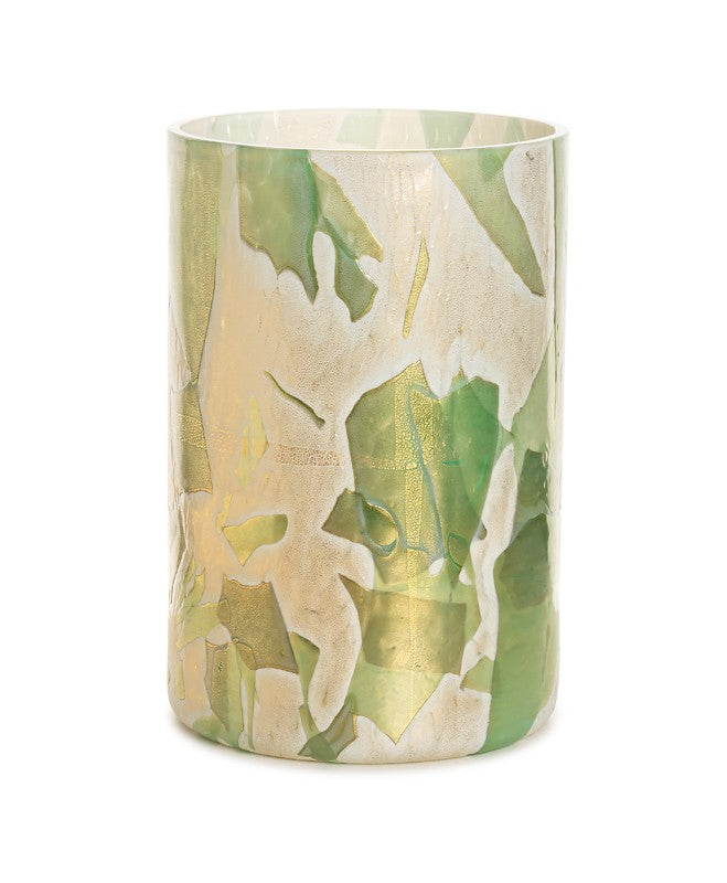 GOLDEN GREEN TALL VASE