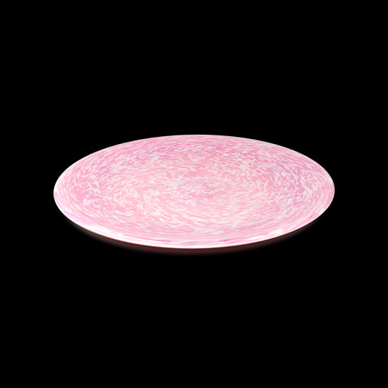 IVORY & PINK LARGE TRAY