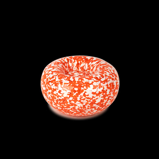 IVORY & ORANGE DONUT