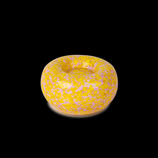 YELLOW & PINK DONUT