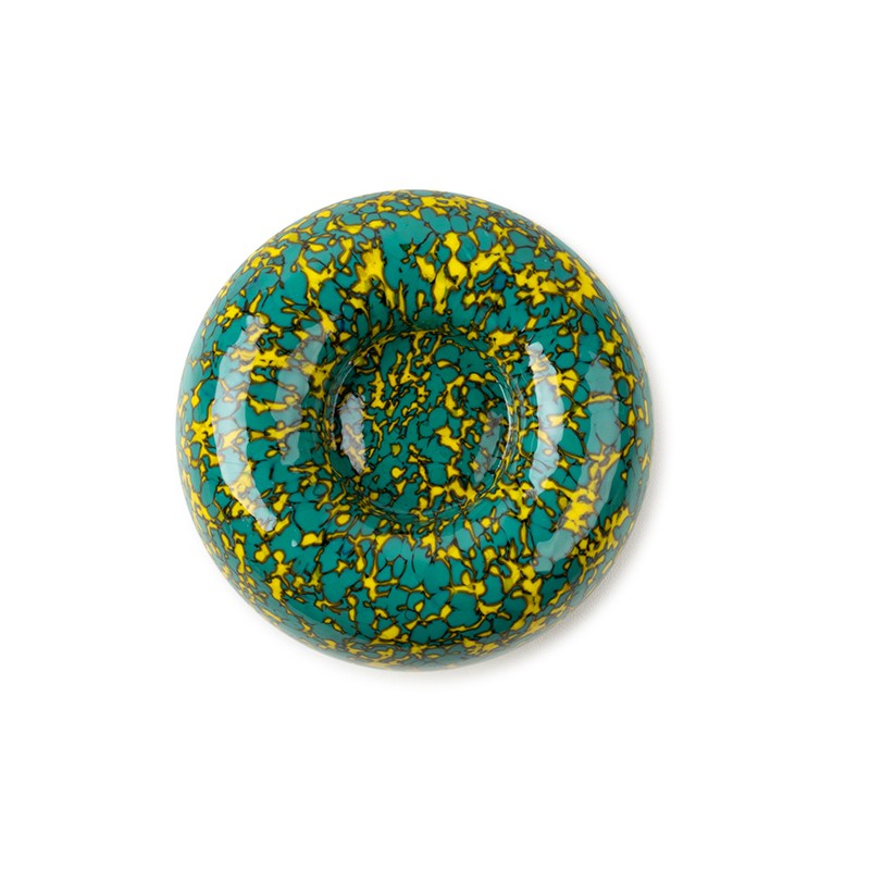 GREEN & YELLOW DONUT