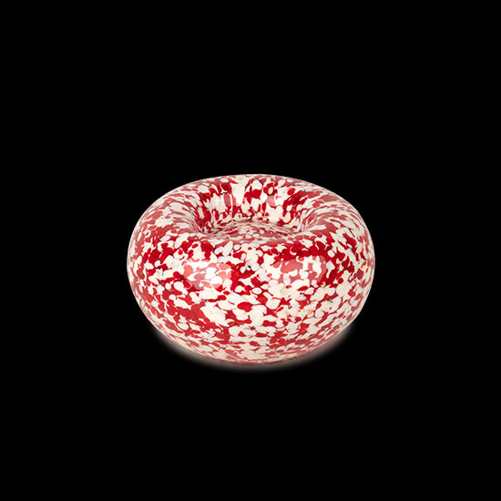 RED & IVORY DONUT