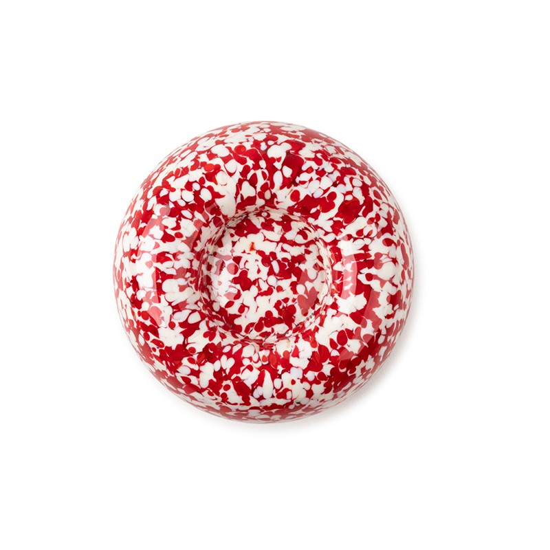 RED & IVORY DONUT