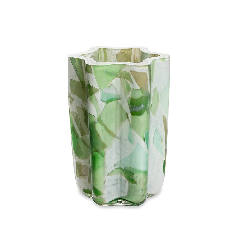 GREEN BUCKET VASE