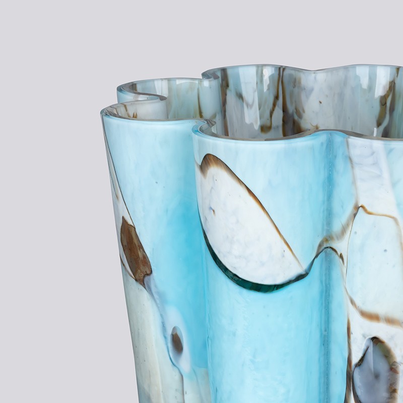 AQUAMARINE BUCKET VASE