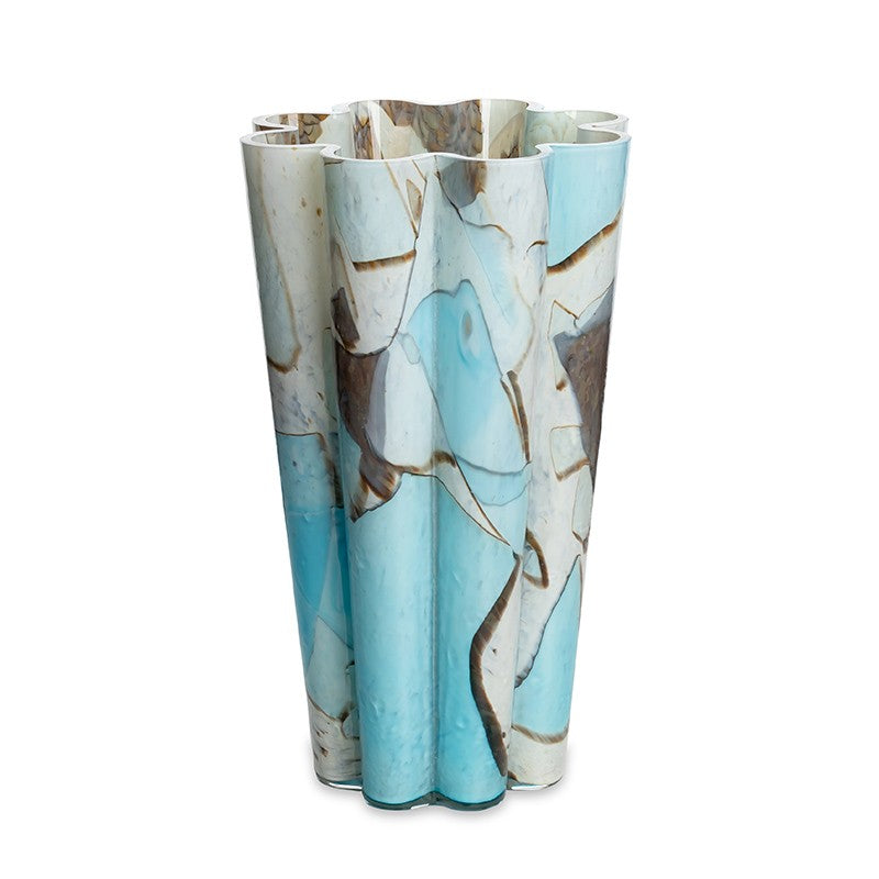 AQUAMARINE BUCKET VASE