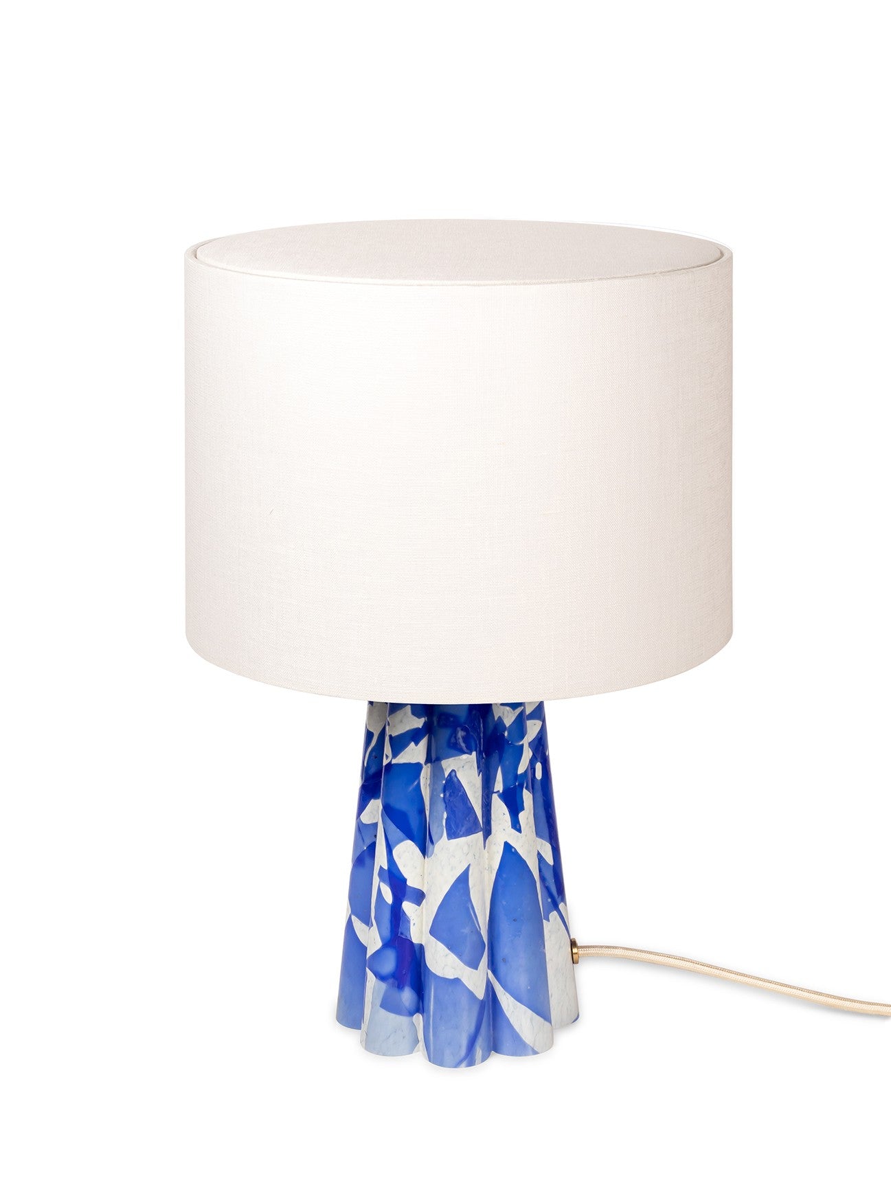 BLUE LAMP / LINEN