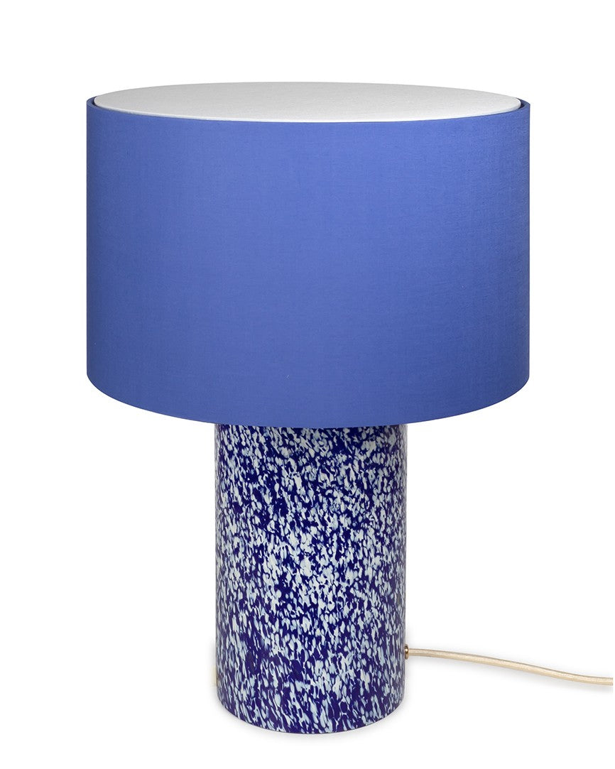 BLUE & IVORY LAMP