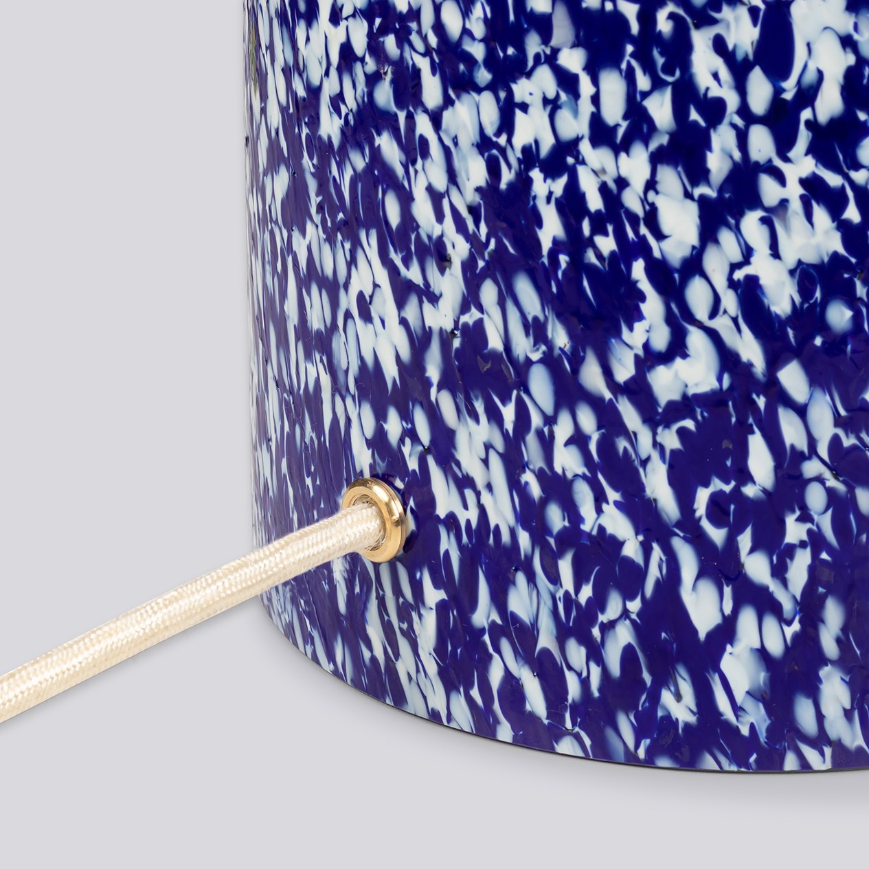 BLUE & IVORY LAMP