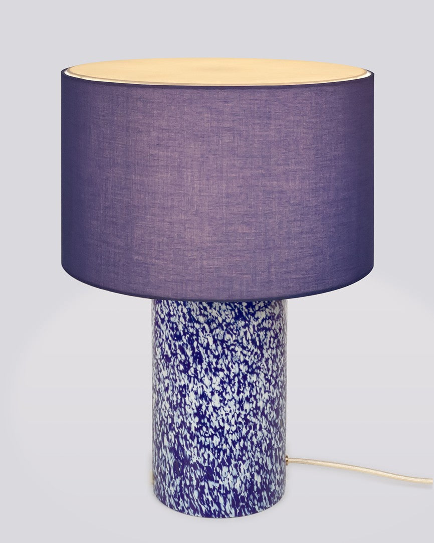 BLUE & IVORY LAMP