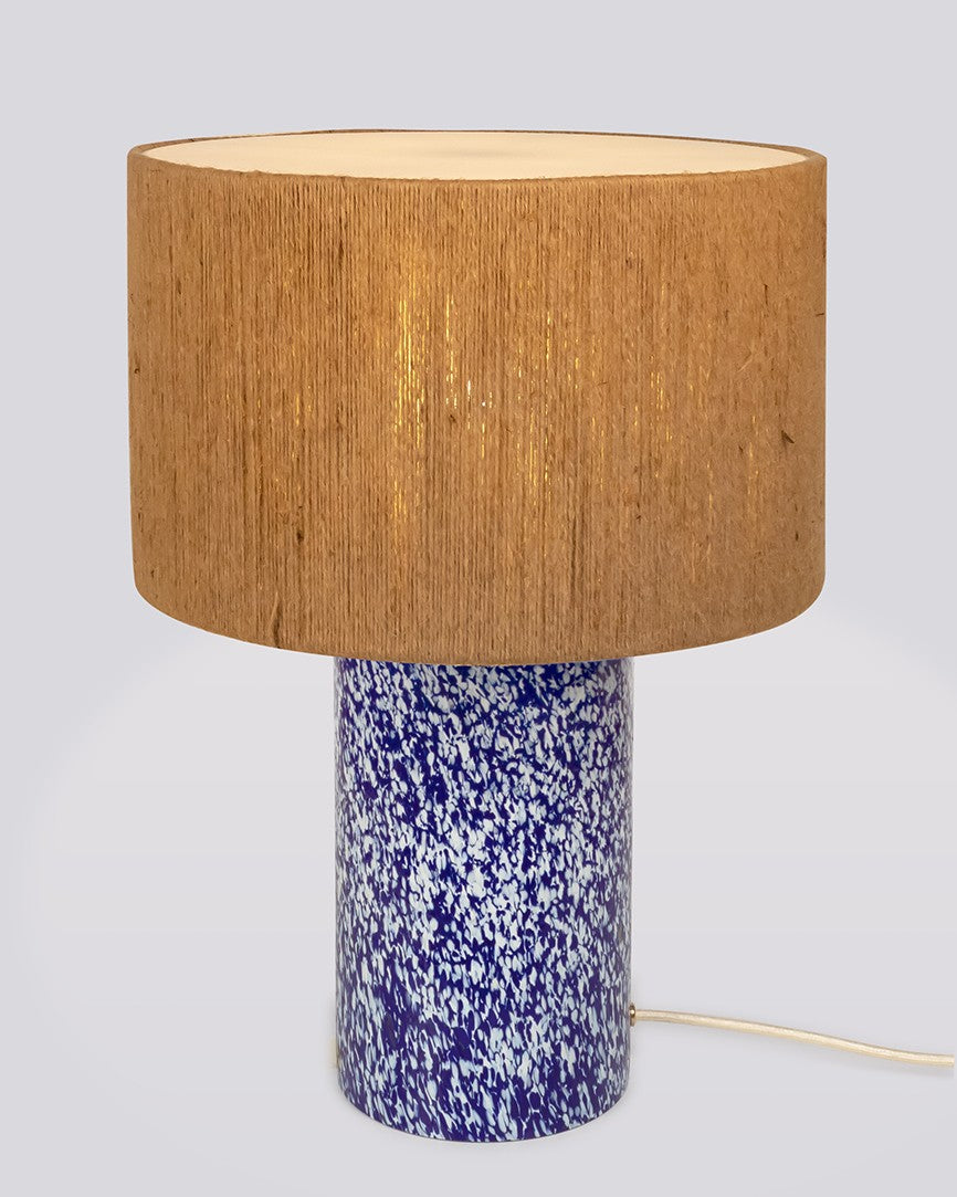 BLUE & IVORY LAMP / ROPE