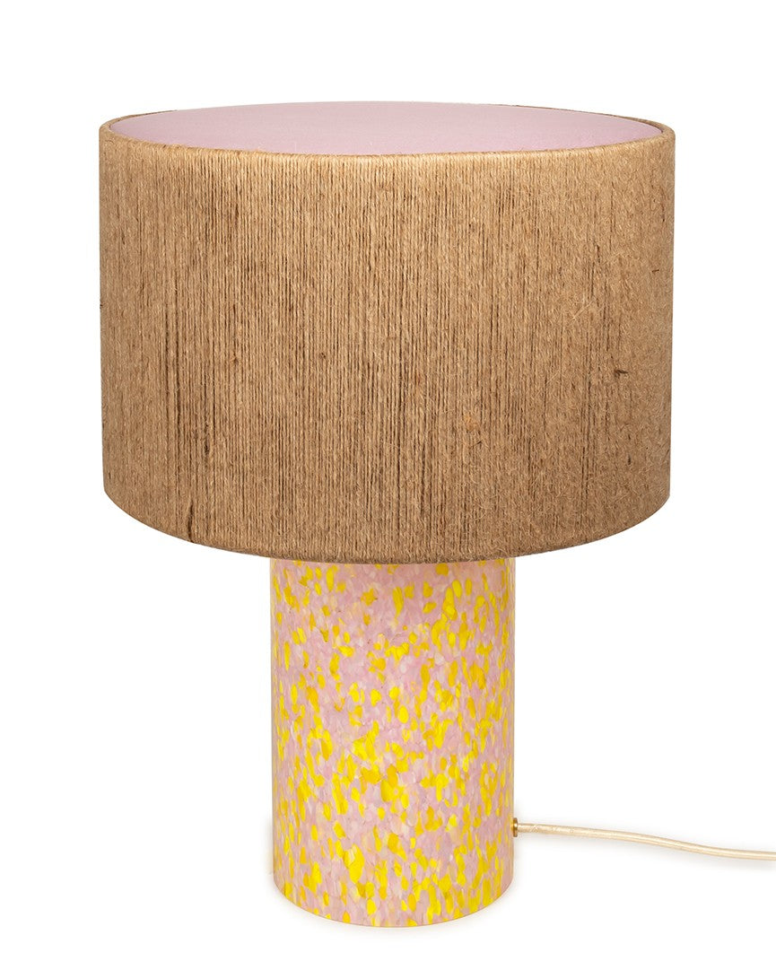 YELLOW & PINK LAMP / ROPE