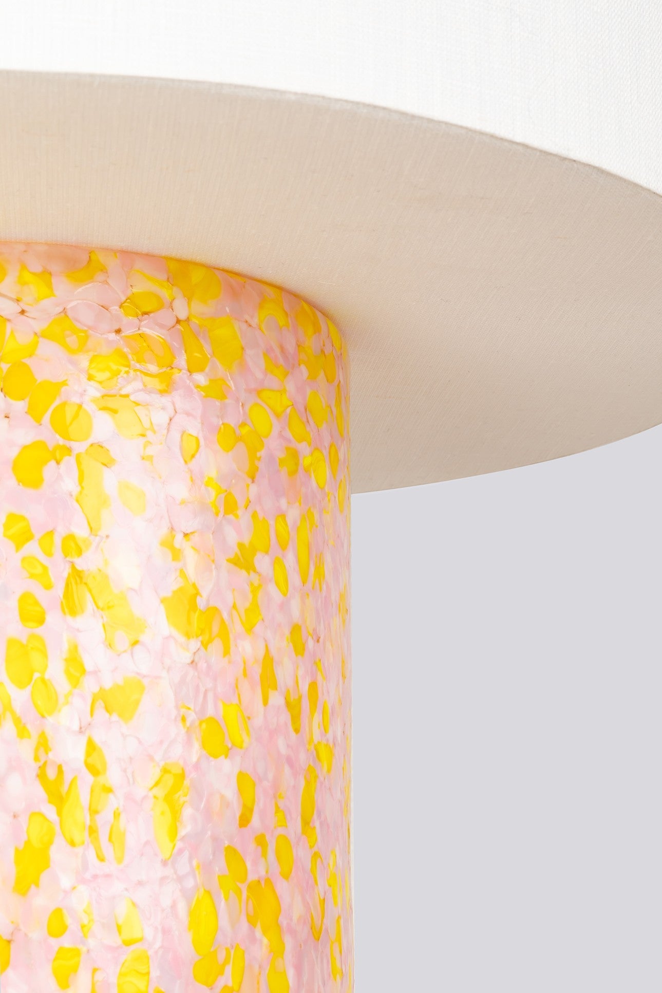 YELLOW & PINK LAMP / LINEN