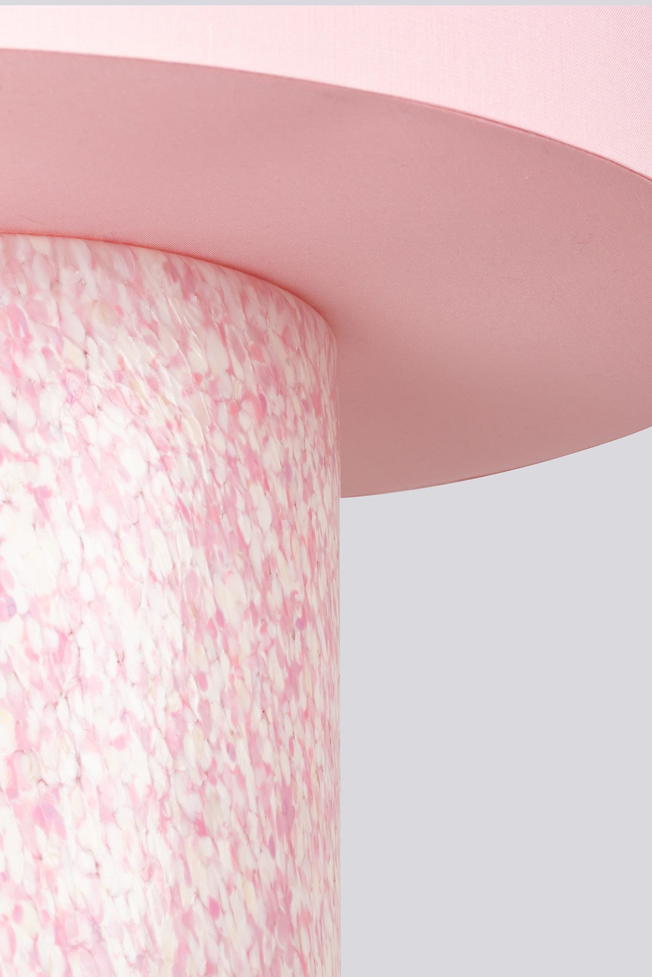 IVORY & PINK LAMP