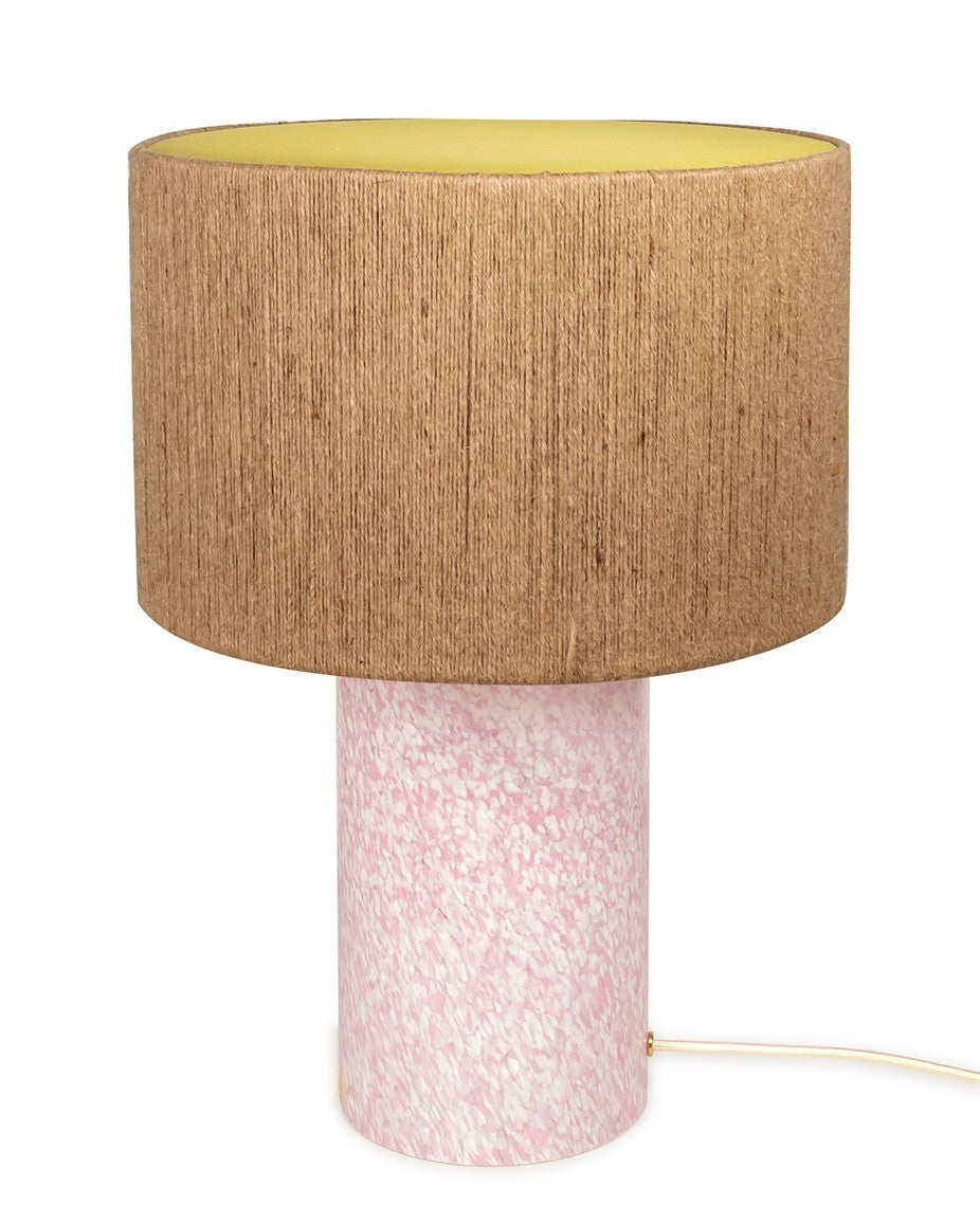 IVORY & PINK LAMP / ROPE