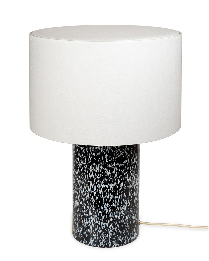 BLACK & WHITE LAMP / LINEN