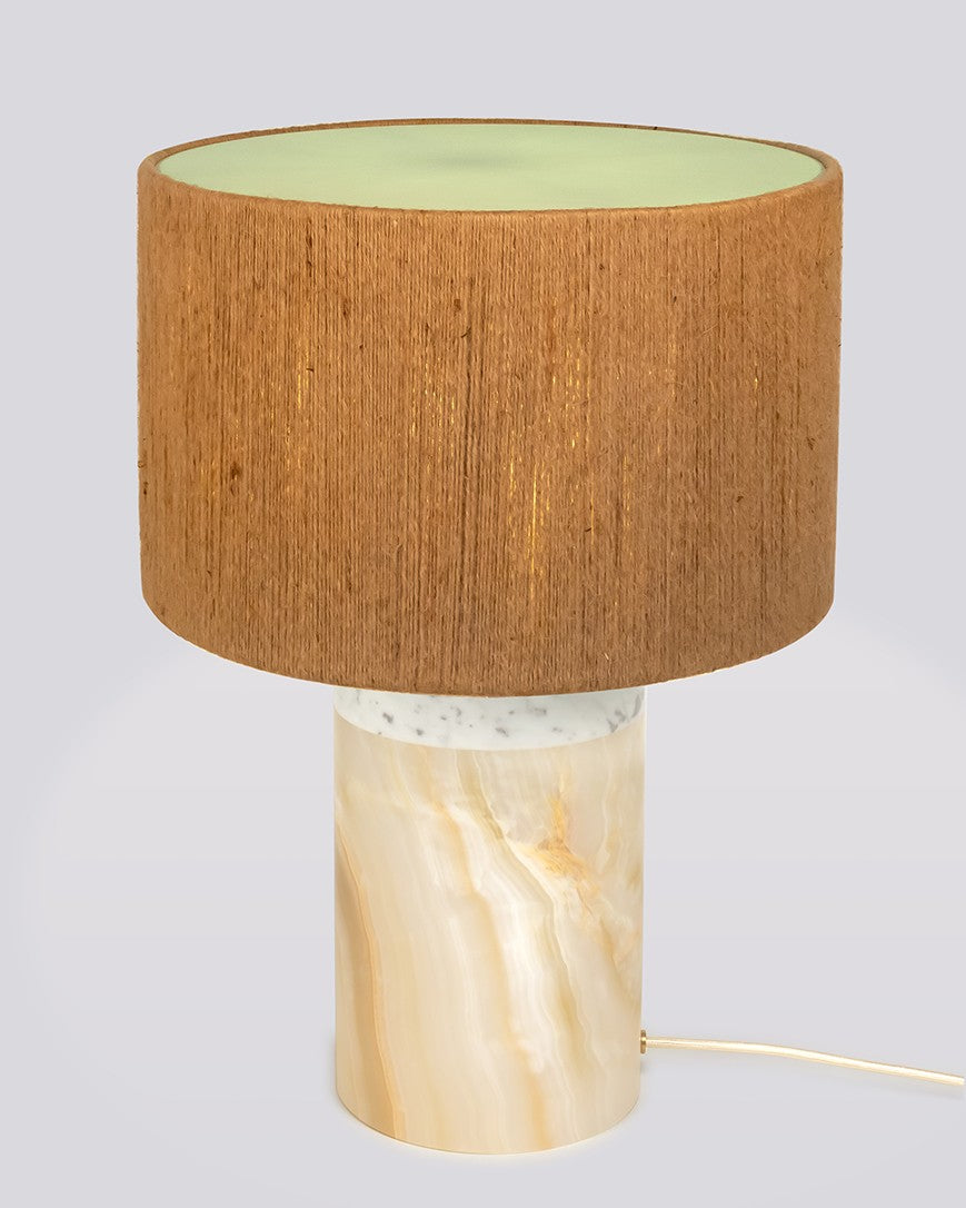 MARBLE & ONYX LAMP / ROPE