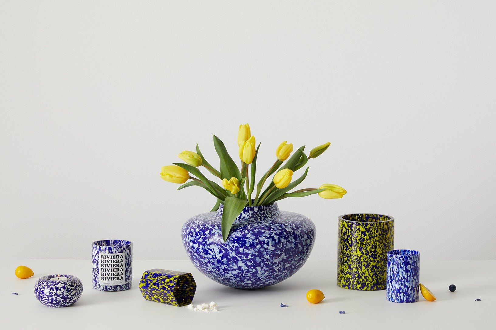 HEX YELLOW & BLUE TUMBLERS