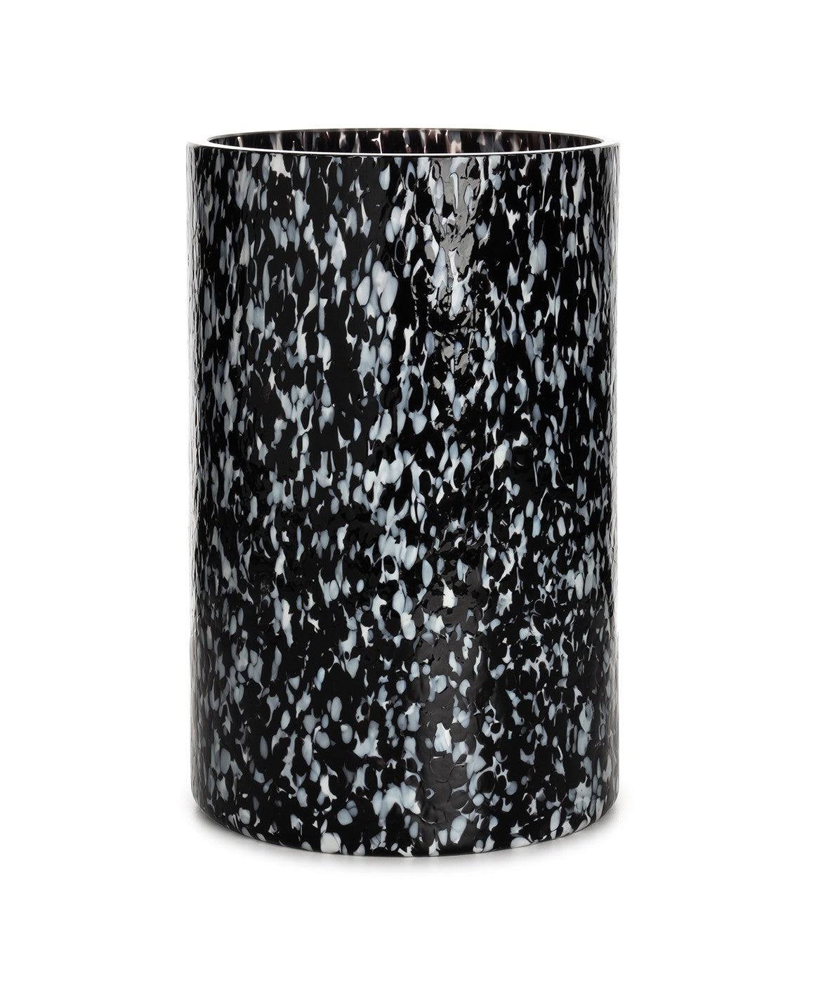 BLACK & WHITE TALL VASE