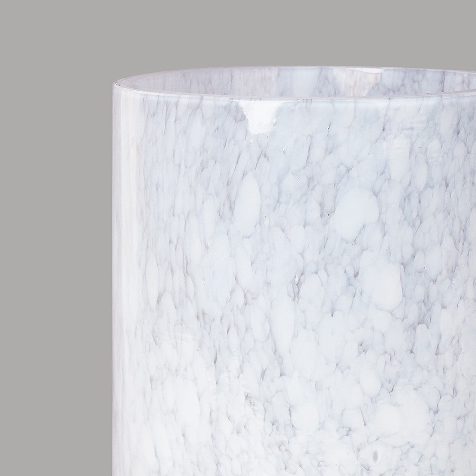 OPALINE WHITE TALL VASE