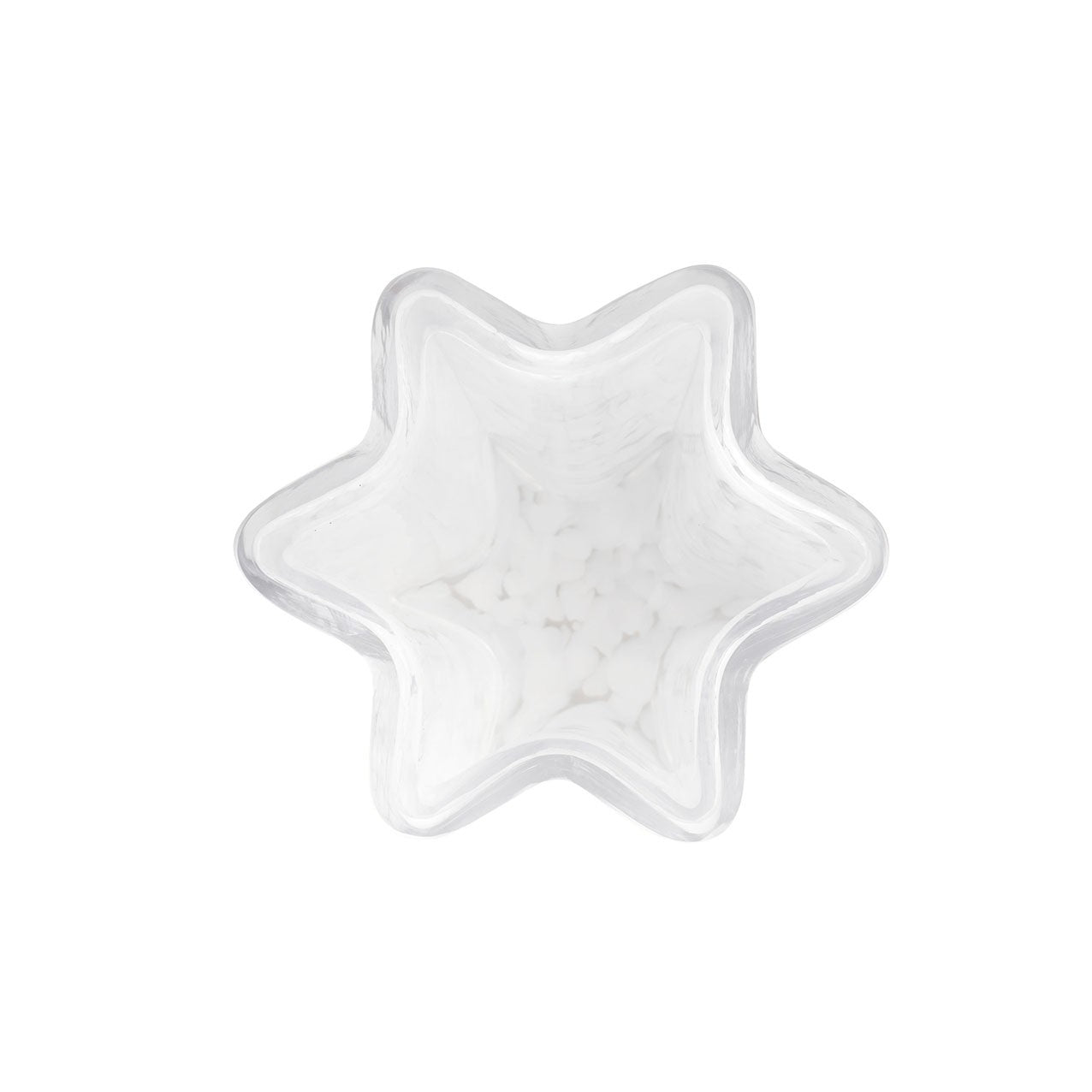 OPALINE WHITE TINY STAR BUCKET