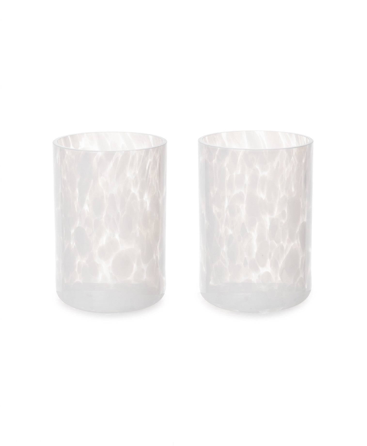 OPALINE WHITE TUMBLERS