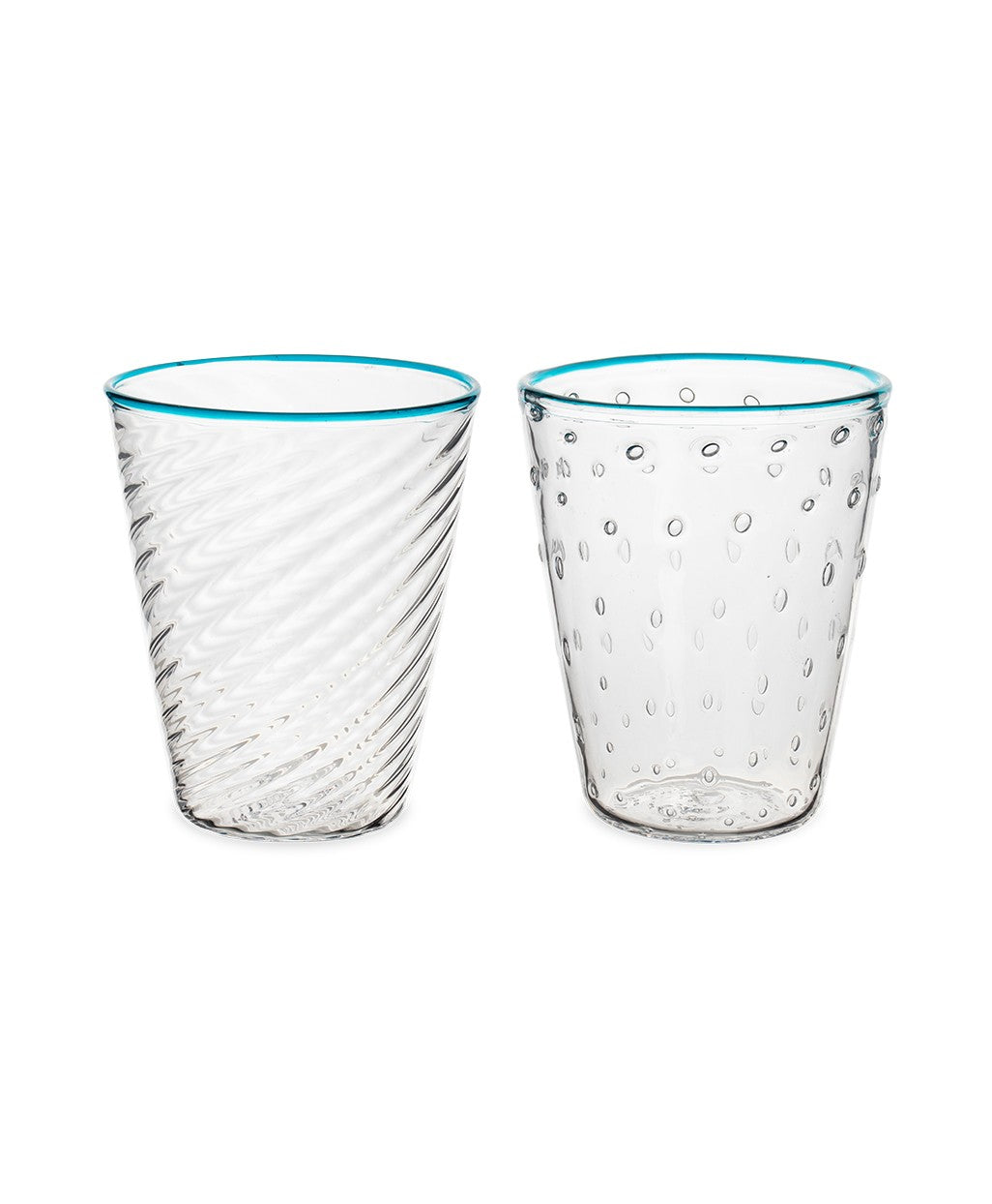 AQUAMARINE RIM TUMBLERS