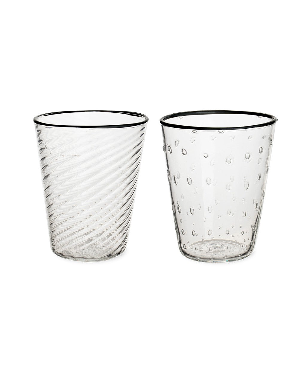 BLACK RIM TUMBLERS