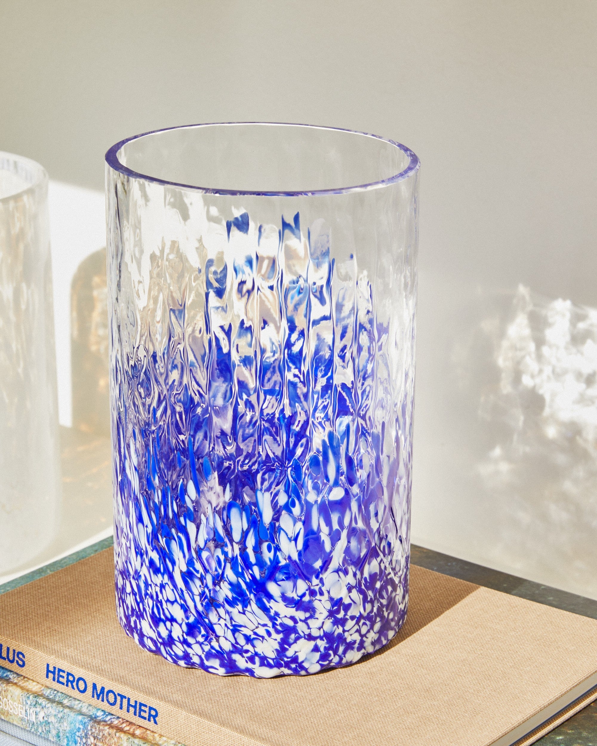 BLUE SHADE VASE