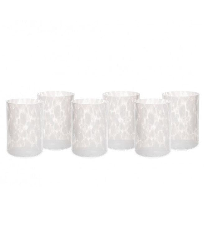 OPALINE WHITE TUMBLERS