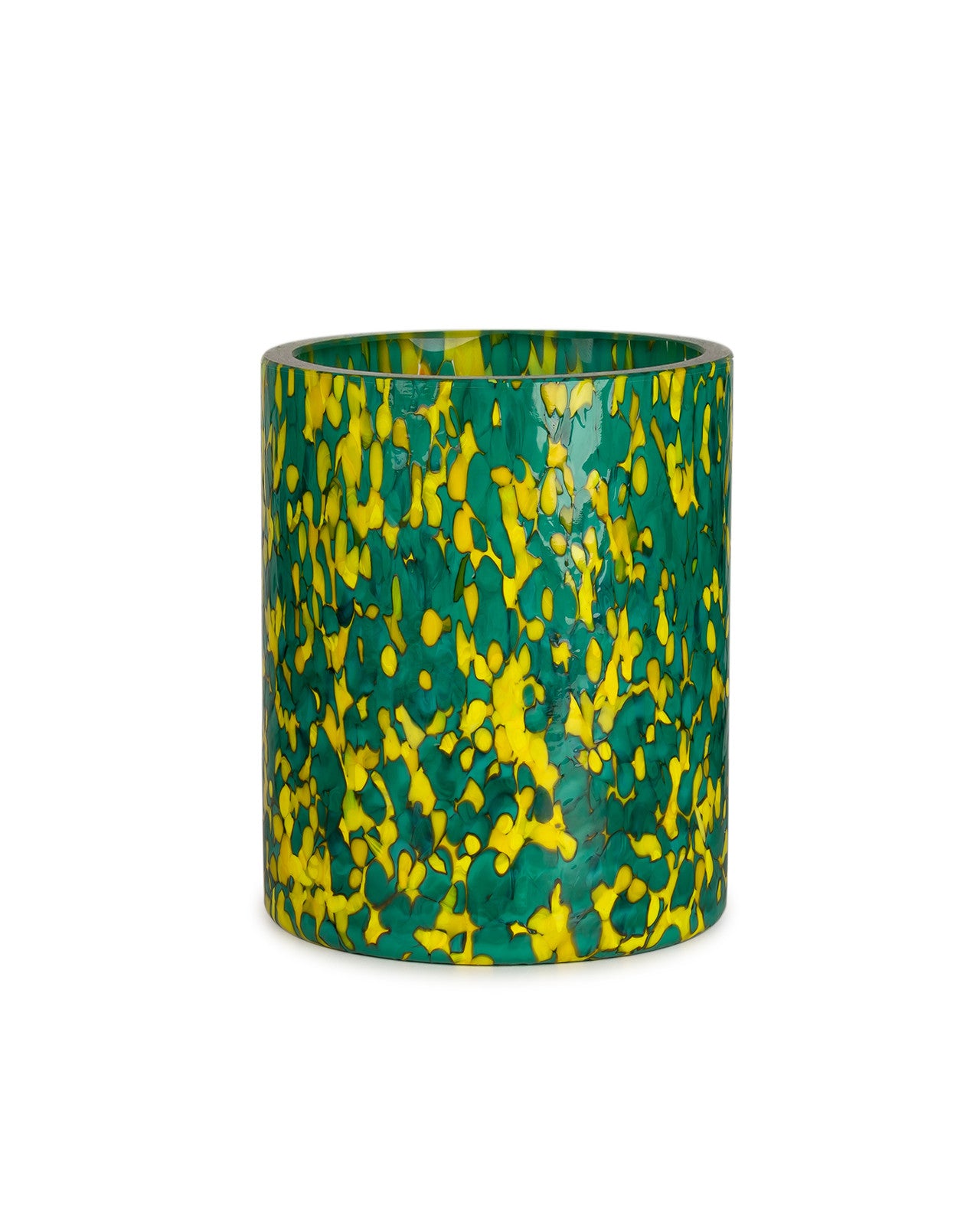 GREEN & YELLOW MEDIUM VASE