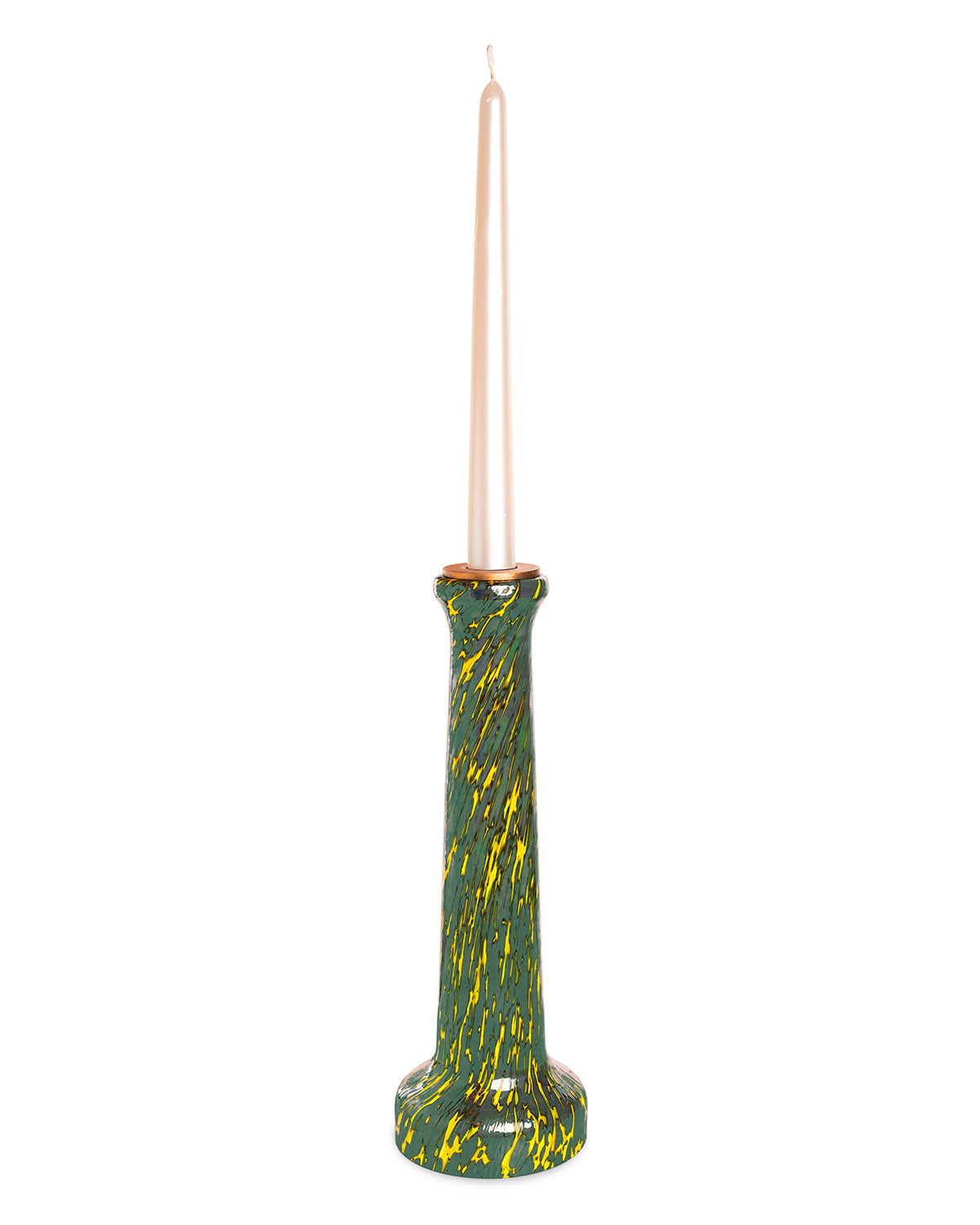 GREEN & YELLOW CANDLESTICK