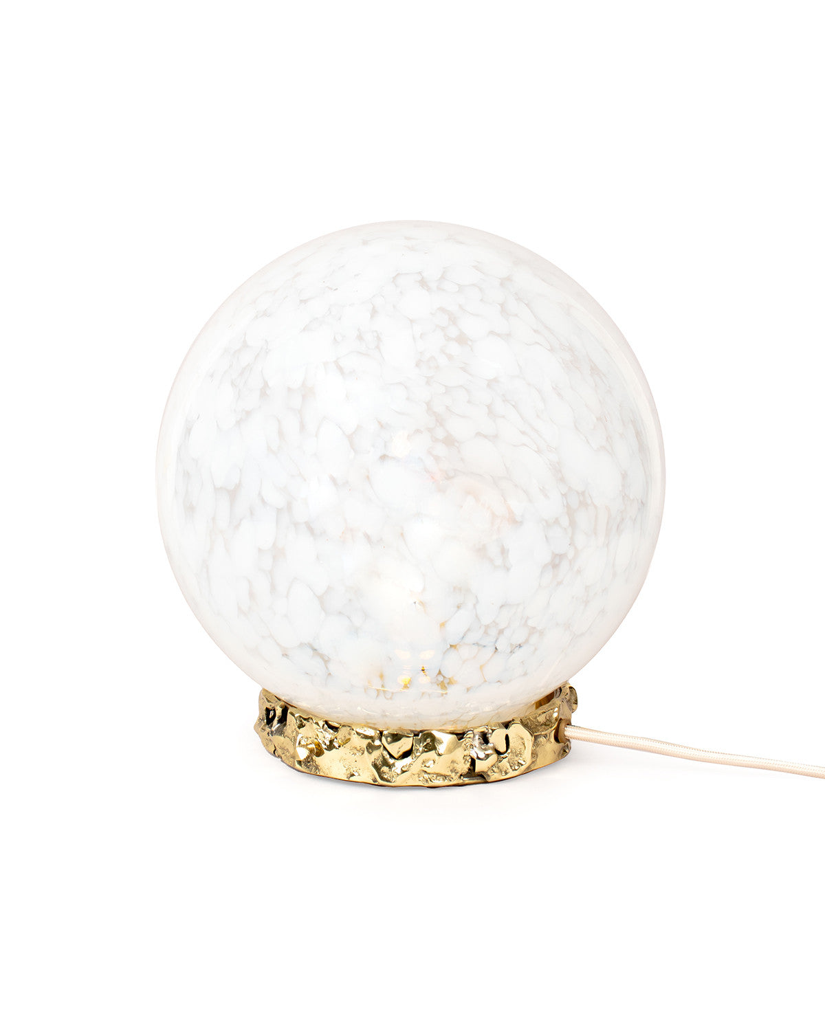 WHITE OPALINE LAMP