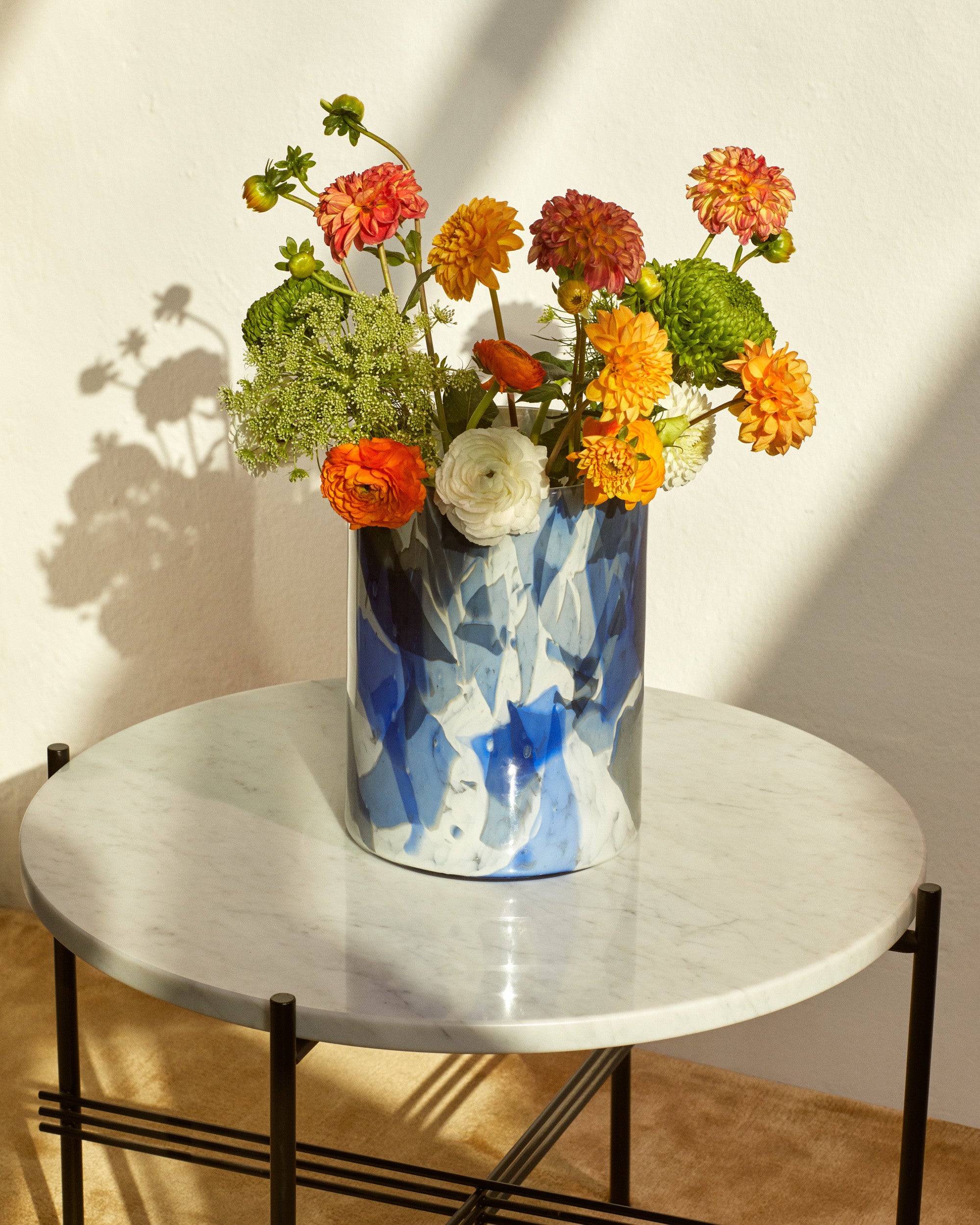 BLUE LARGE VASE