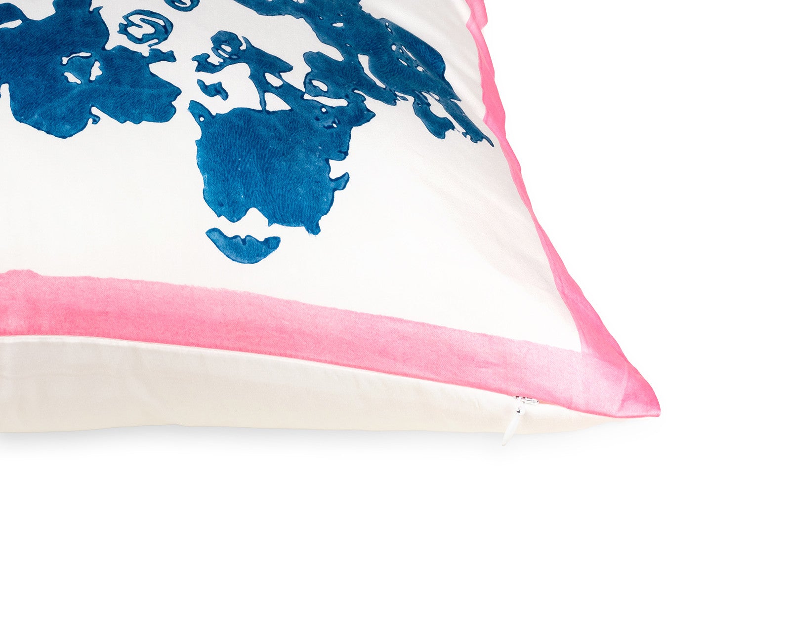 WHITE & BLUE CUSHION