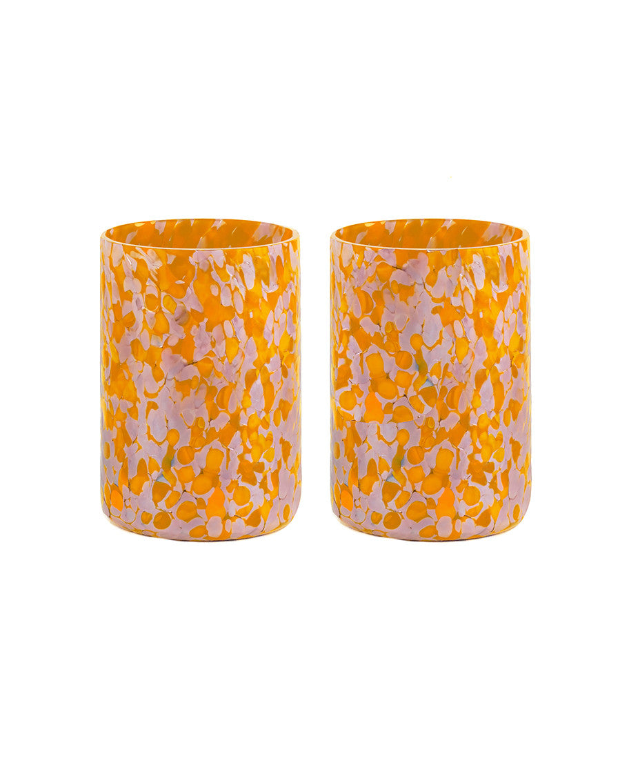 MUSTARD & VIOLET TUMBLERS