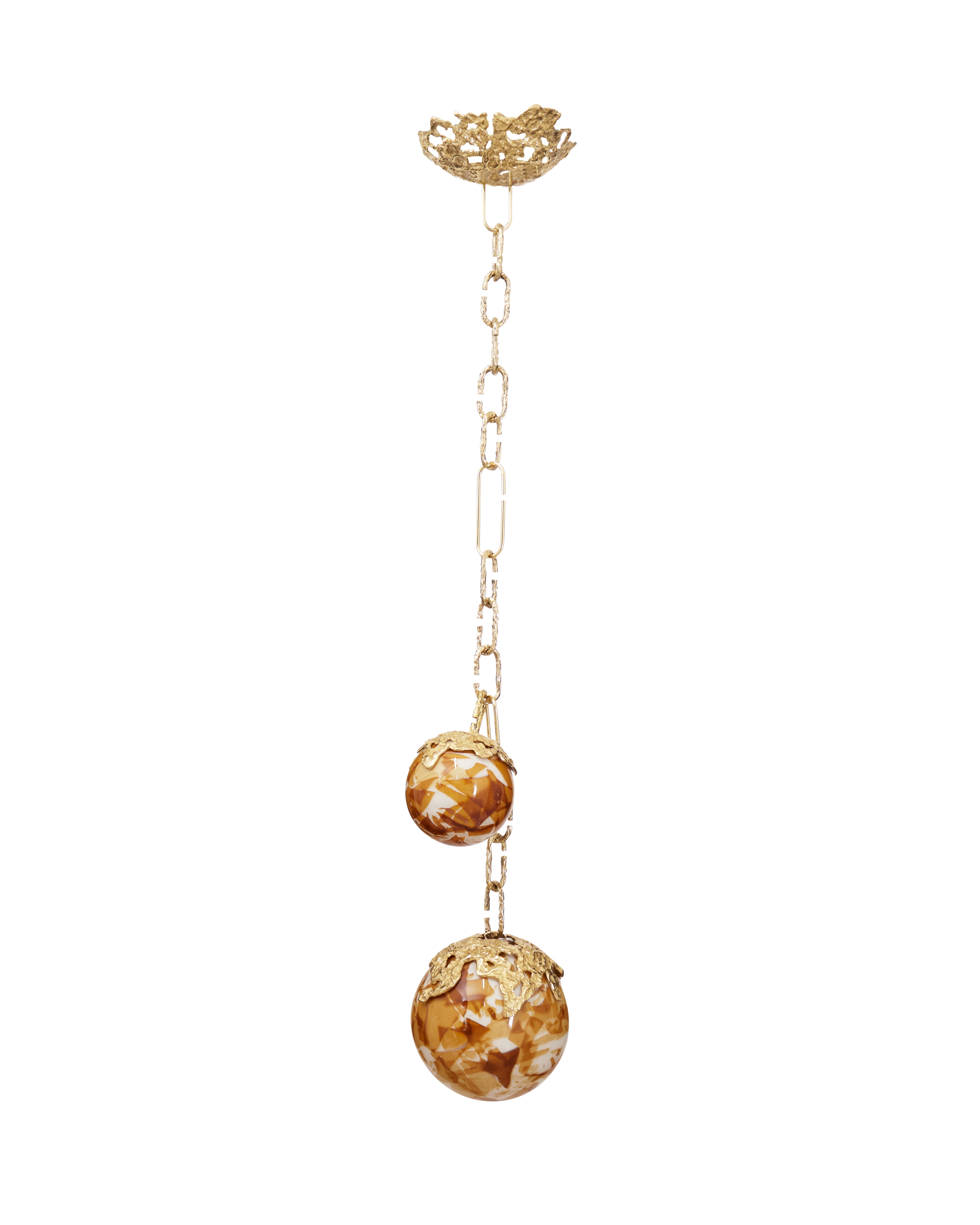 TOPAZ BROKEN CHARM - double globe
