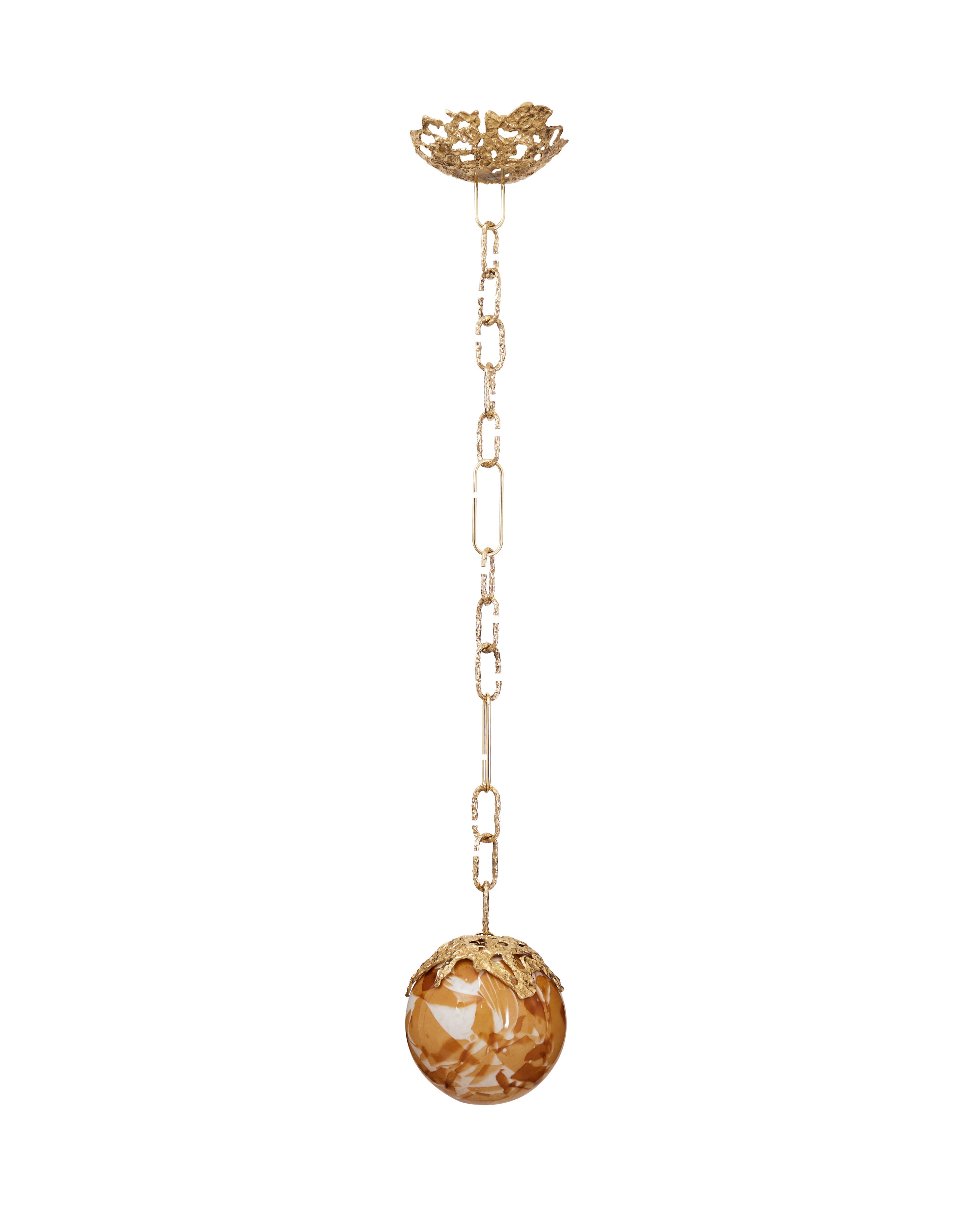 TOPAZ BROKEN CHARM - single globe