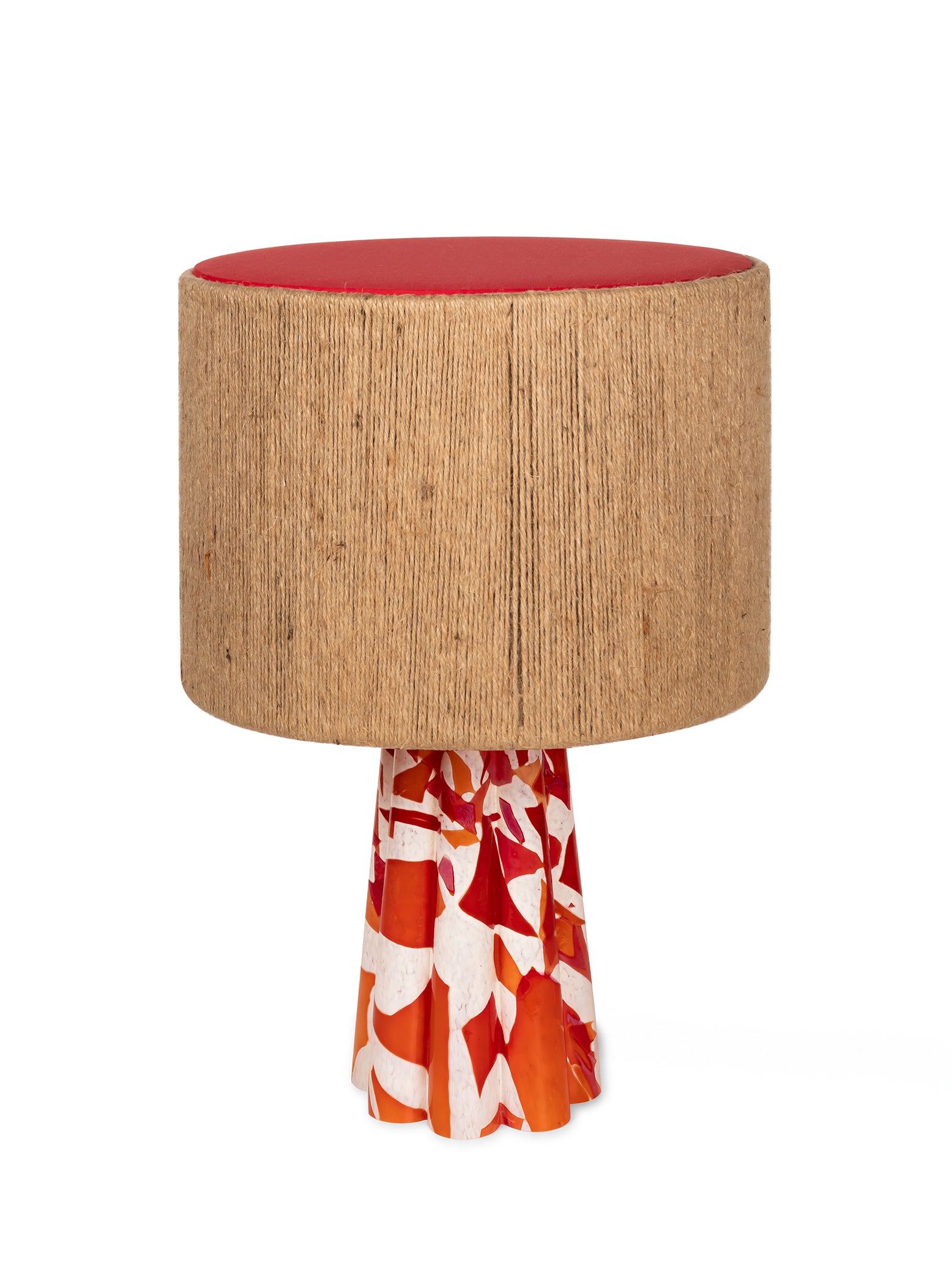 RED BUCKET LAMP / ROPE