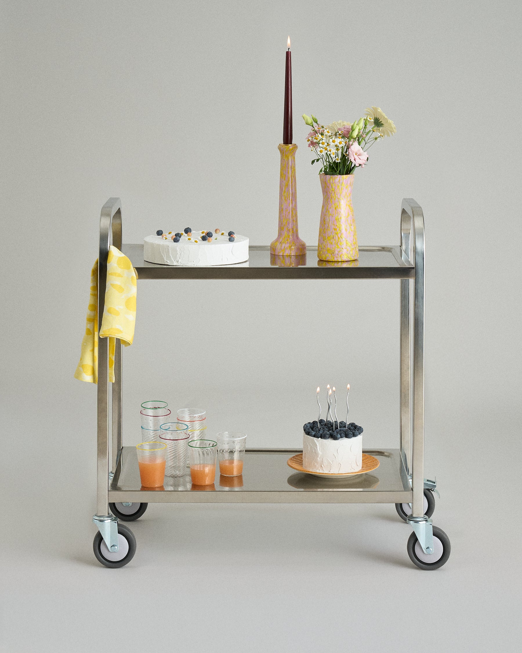 YELLOW & PINK CARAFE