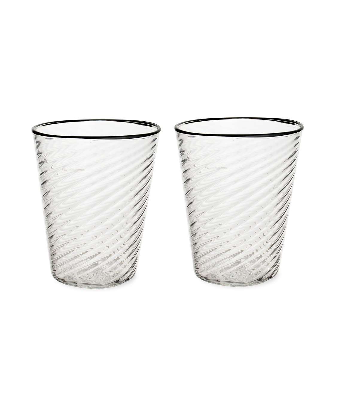 BLACK RIM RIGADIN TUMBLERS