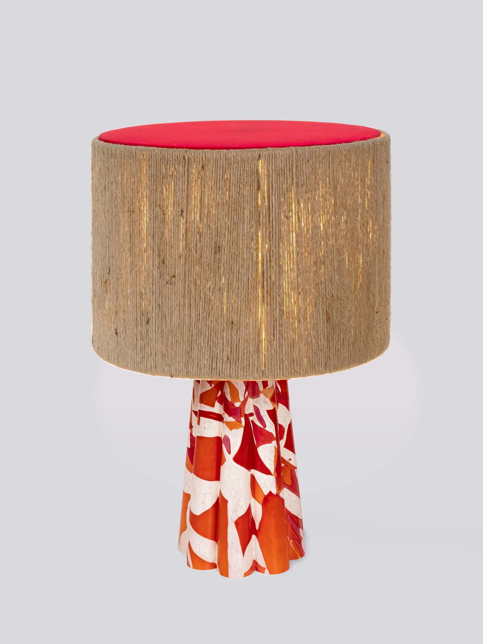 RED BUCKET LAMP / ROPE