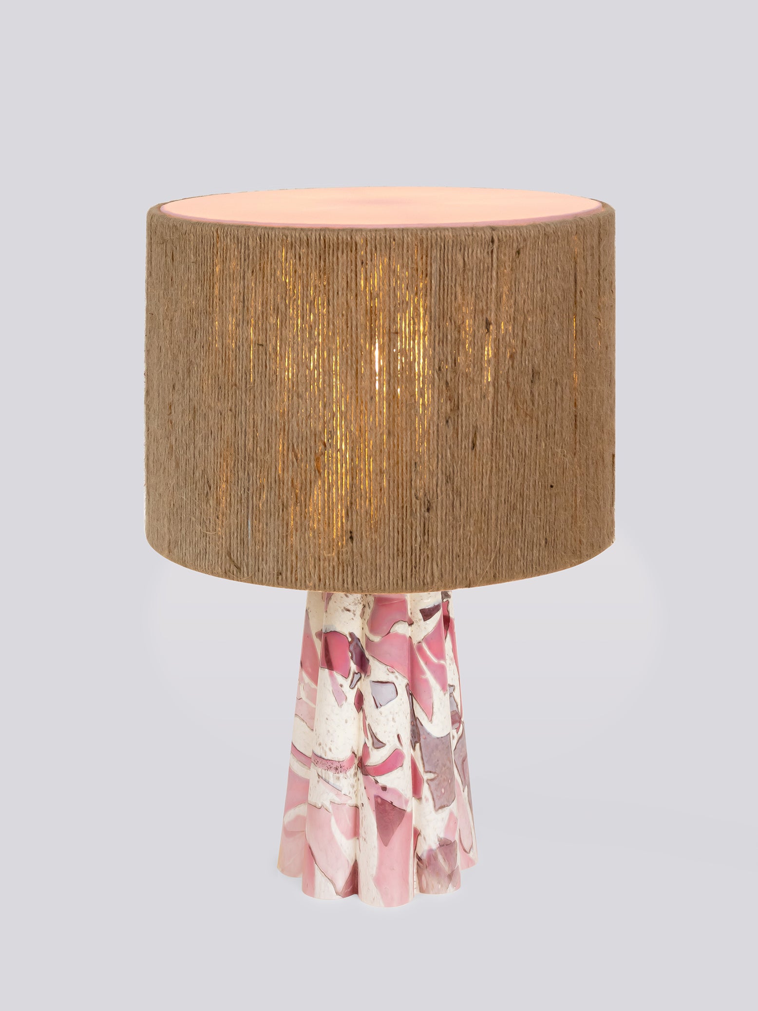 PINK BUCKET LAMP / ROPE